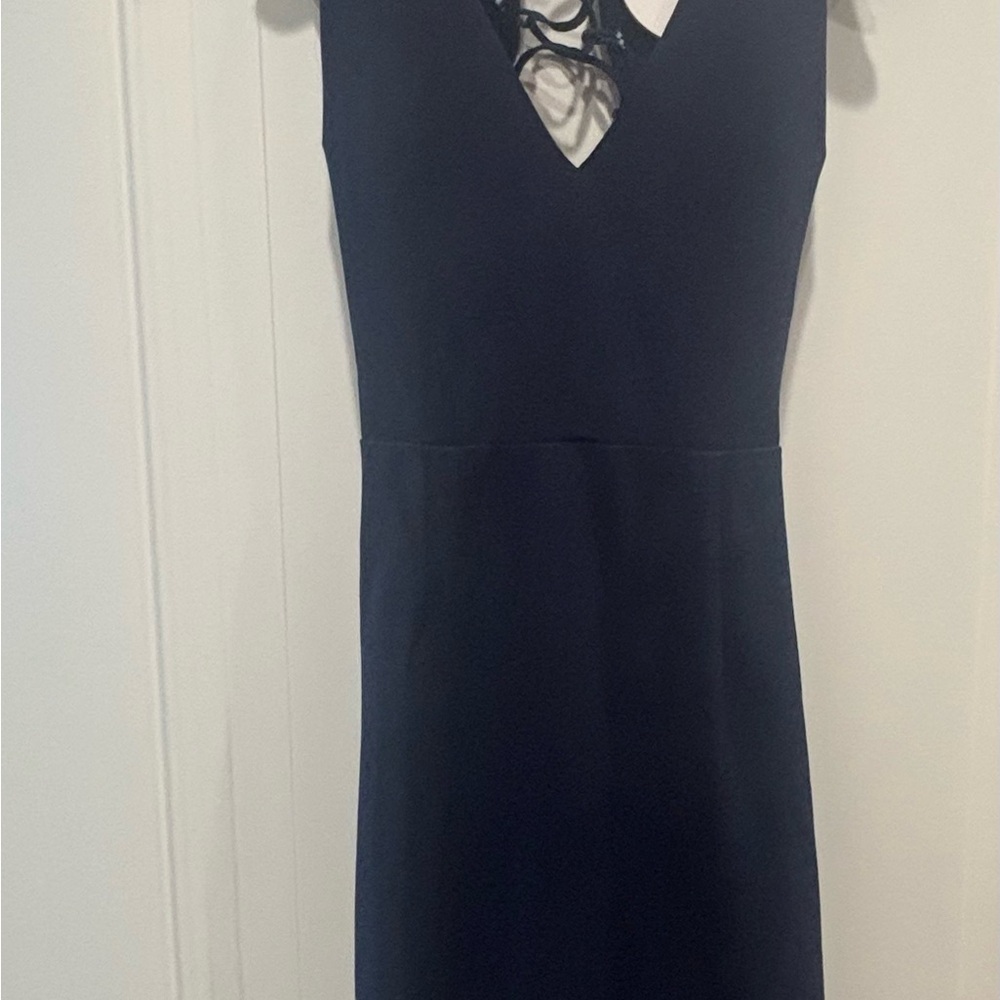 Selfie Leslie Navy Backless Dress